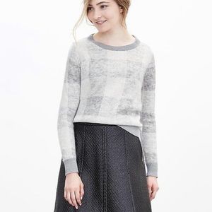 Banana Republic Buffalo Check sweater
